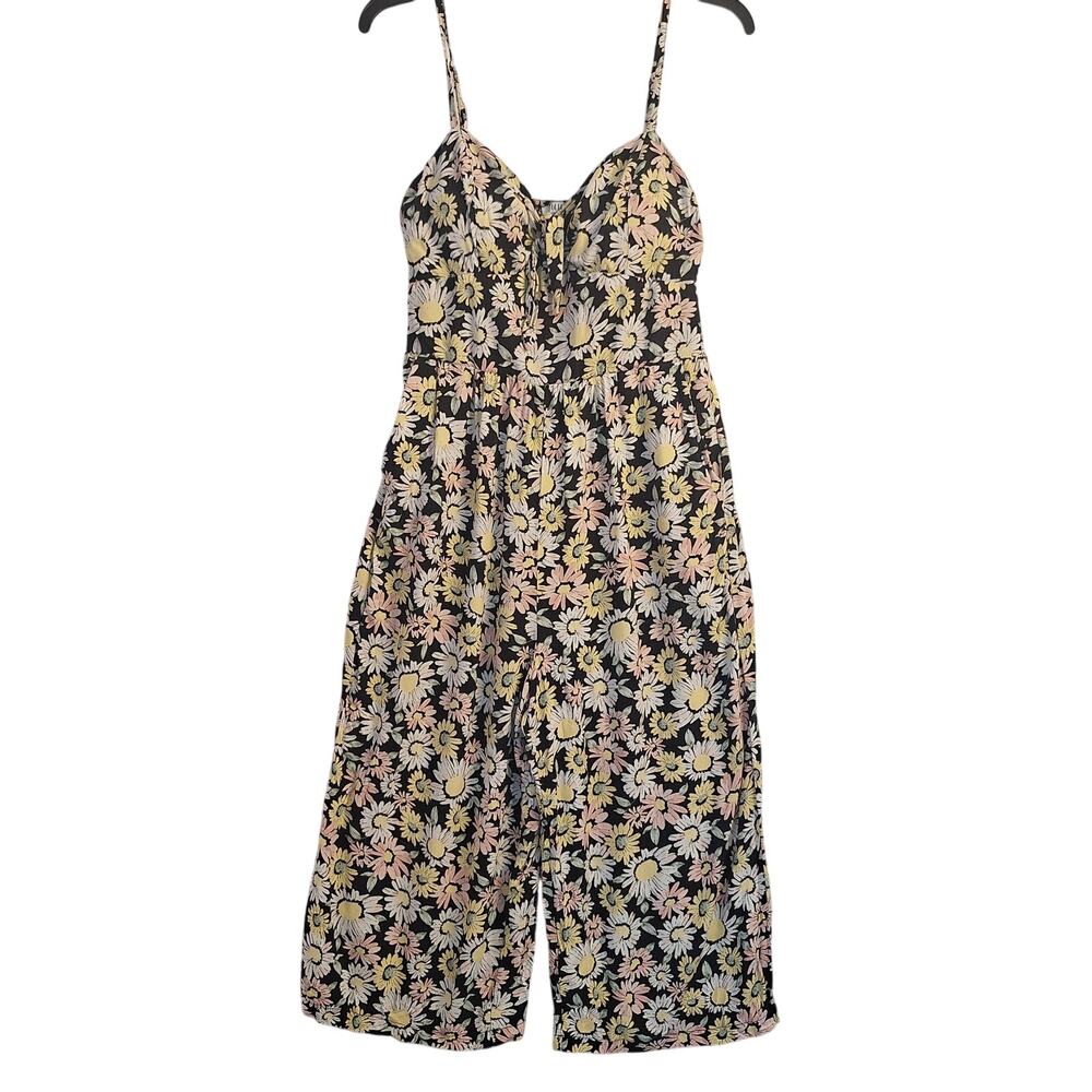 Sweet Daisy Romper Sz L Sweetheart Neckline Capri Cottagecore Fairy Whimsygoth